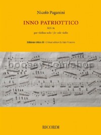 Inno Patriottico M.S. 81 per violino solo